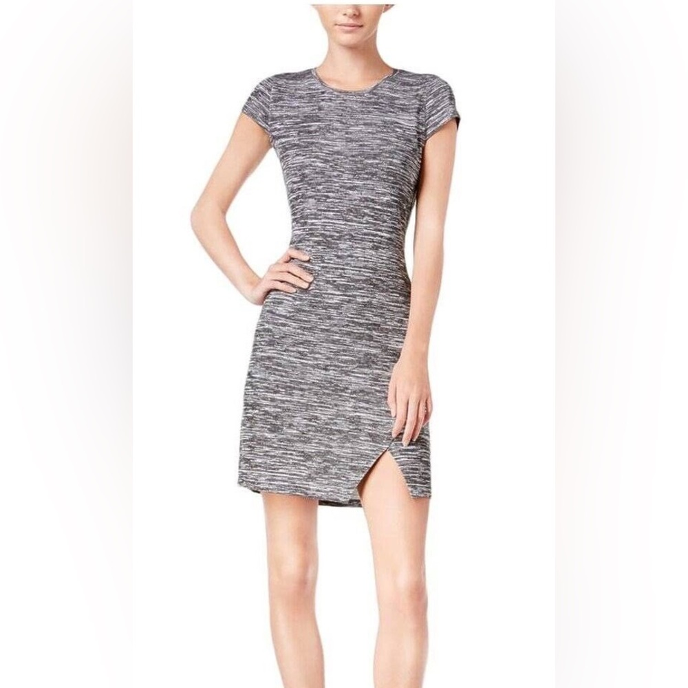 Gray Knit TShirt Dress